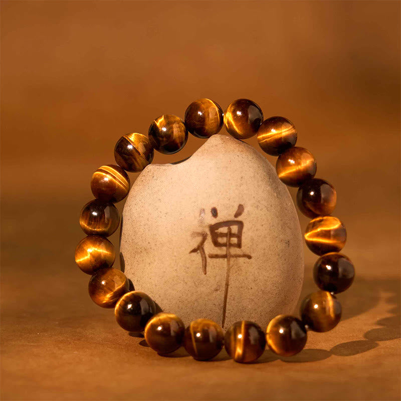 Buddha Stones各種タイガーアイ自信ブレスレット