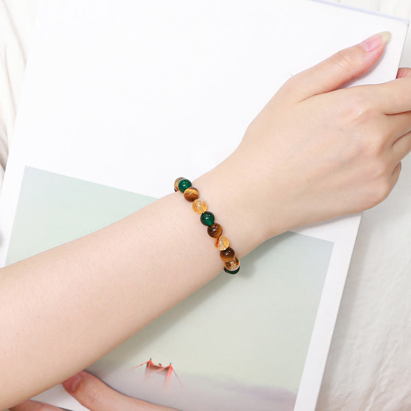 Buddha Stones各種タイガーアイ自信ブレスレット - image 124