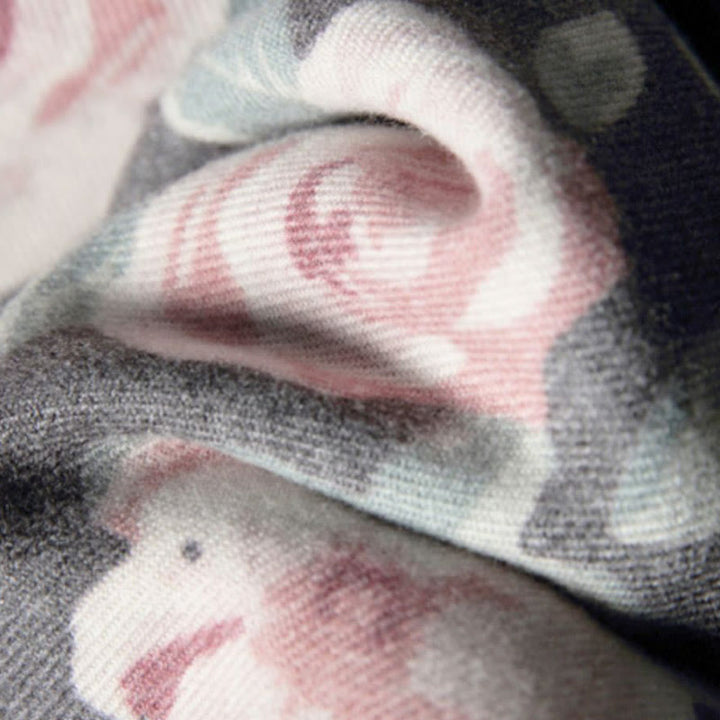 Buddha Stonesチベットショール ガーデンローズ 秋冬 心地よい旅行用スカーフラップ - image 23