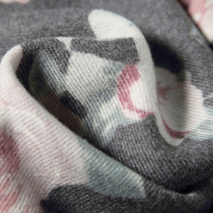 Buddha Stonesチベットショール ガーデンローズ 秋冬 心地よい旅行用スカーフラップ - image 21