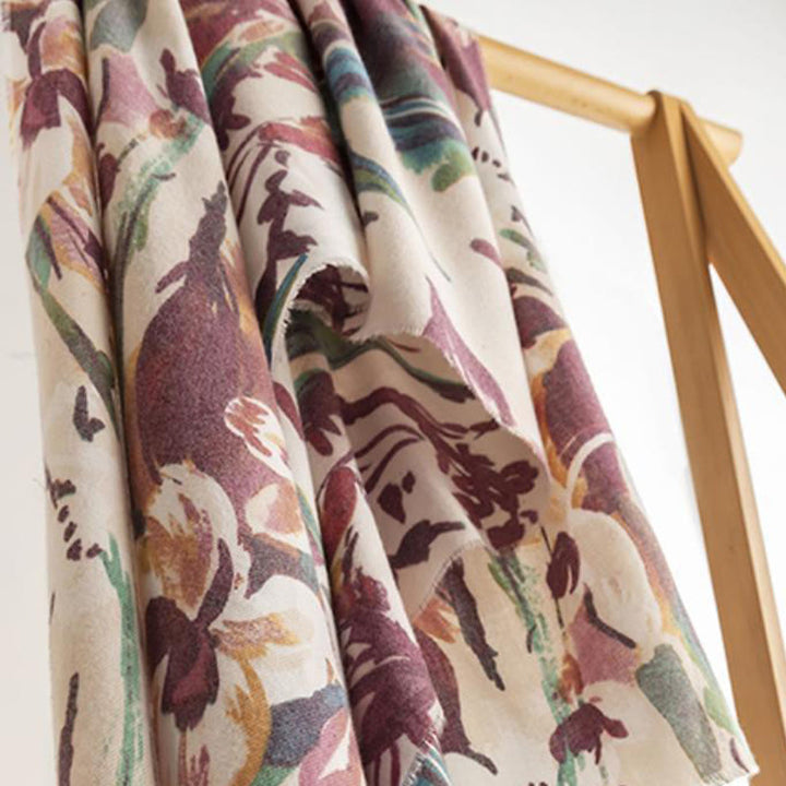 Buddha Stonesチベットの甘いカラフルな花柄ショール秋冬ソフトスカーフラップ - image 12