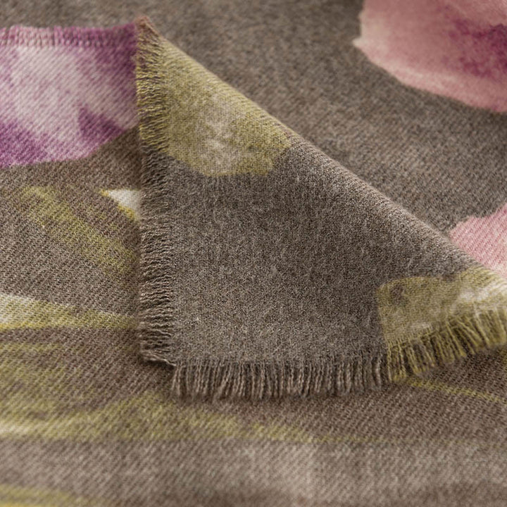 Buddha Stonesチベットショール 芸術的なスタイル ハイビスカス シリアカス プリント 秋冬 心地よい 暖かい スカーフ ラップ - image 15