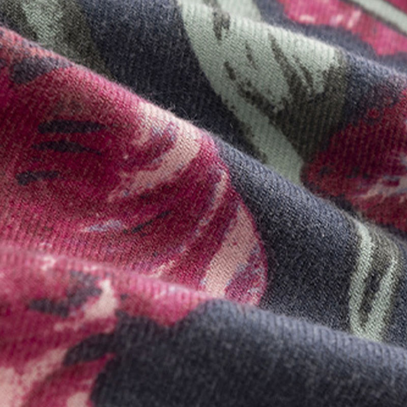 Buddha Stonesチベットショール エレガントな花柄 秋冬 ソフト 暖かい スカーフ ラップ - image 9