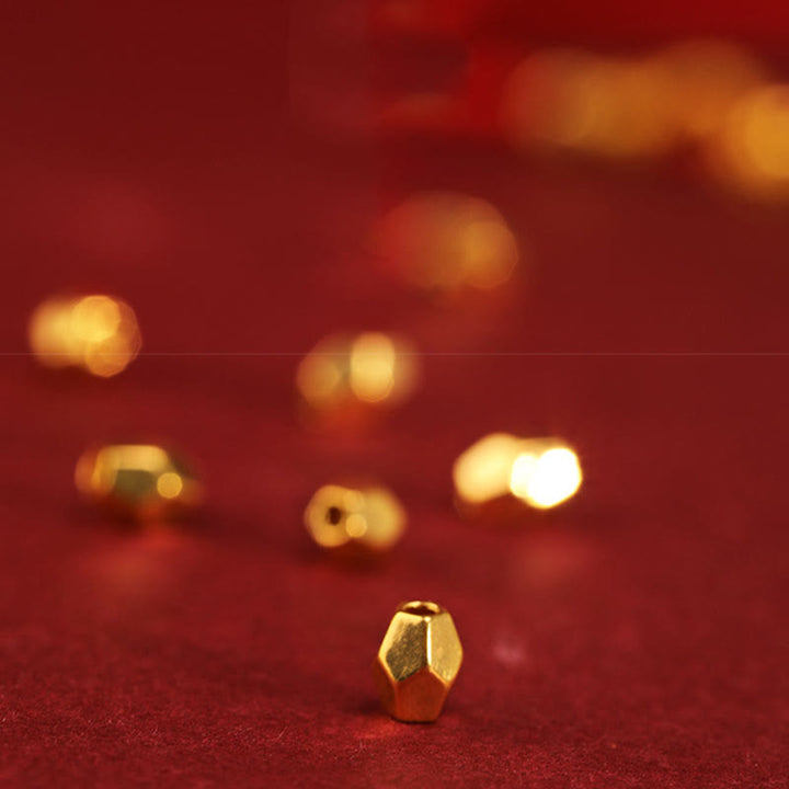 Buddha Stones999ゴールド 蛇年 手作り 幸運 強さ 編み込み ブレスレット アンクレット - image 13