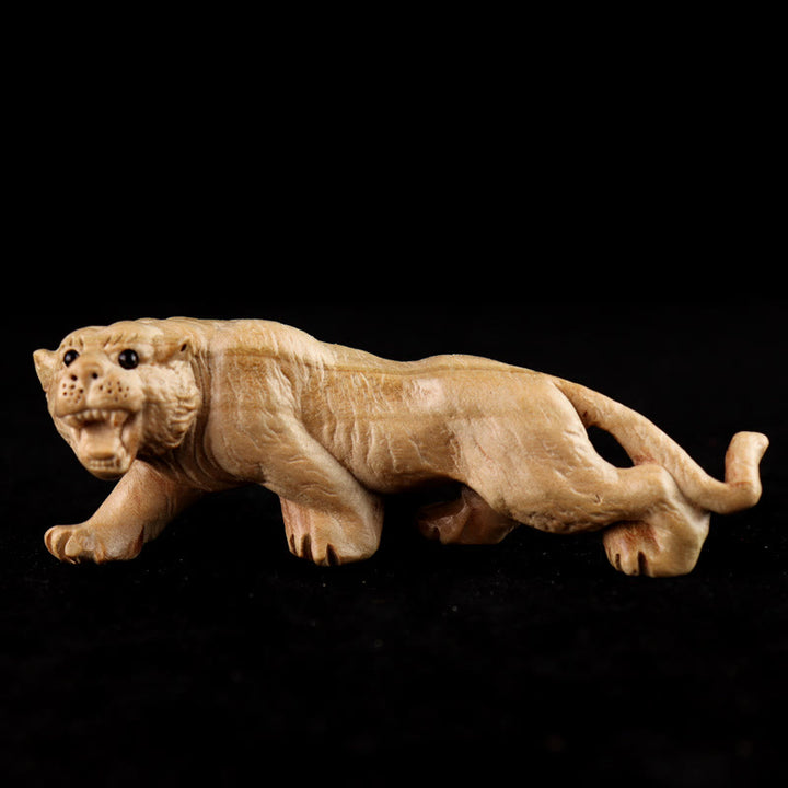 Buddha Stones年 十二支 福の字 桃の木 仏像 家の装飾 - 虎 - 高さ11.5cm - image 12