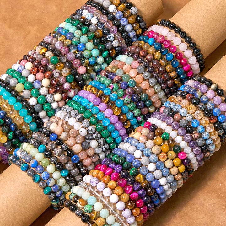 天然石 ガーネット マラカイト ラズライト ヘミモルファイト カーム ブレスレット 手首14~16cm 開運 守護 パワーストーン | 仏陀石 - image 2