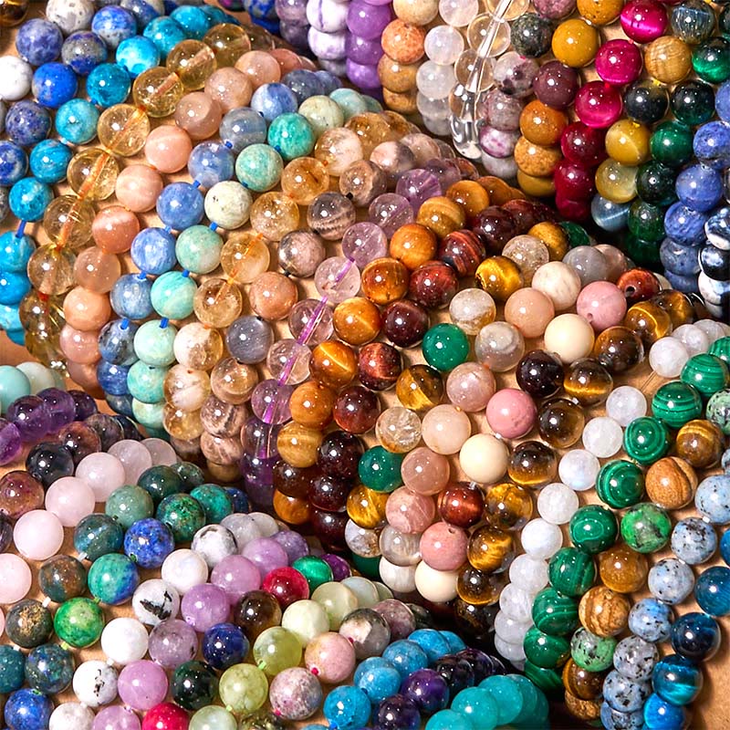 天然石 ガーネット マラカイト ラズライト ヘミモルファイト カーム ブレスレット 手首14~16cm 開運 守護 パワーストーン | 仏陀石 - image 1