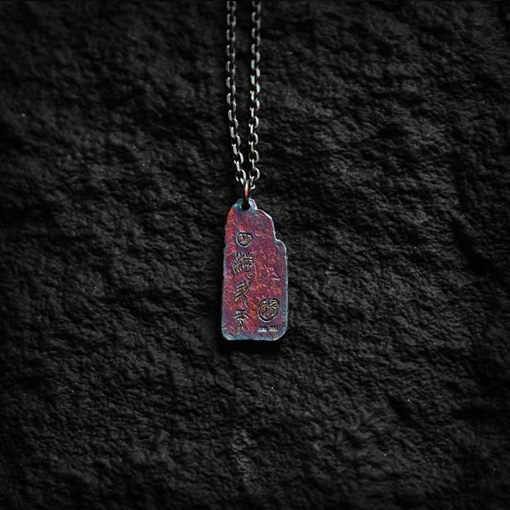 Buddha Stones999スターリングシルバー 24Kゴールド ウェーブ サンバランス ネックレス ペンダント - image 6