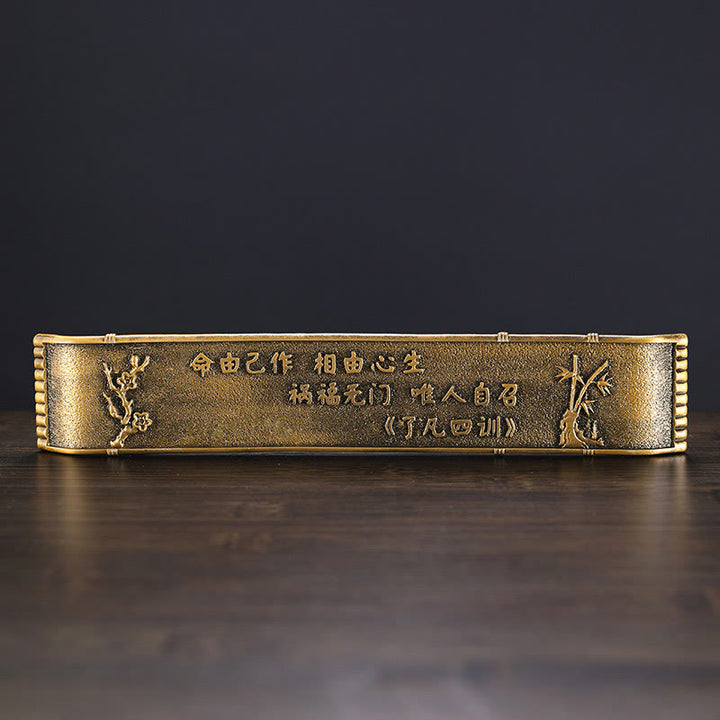 Buddha Stones漁師 竹製 漁船 合金製 お香立て 癒し 香炉 装飾 - image 4