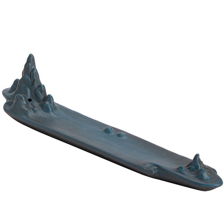 Buddha Stonesボートデザインスピリチュアルヒーリングセラミックスティック香炉装飾 - image 12