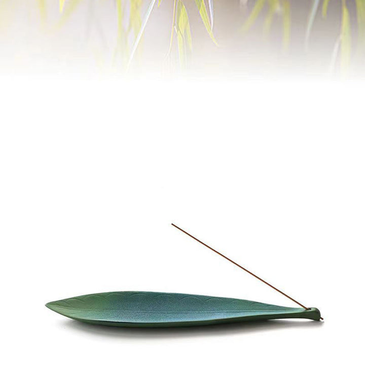 Buddha Stones柳の葉 癒し 陶器 スティック 香炉 装飾 - image 3