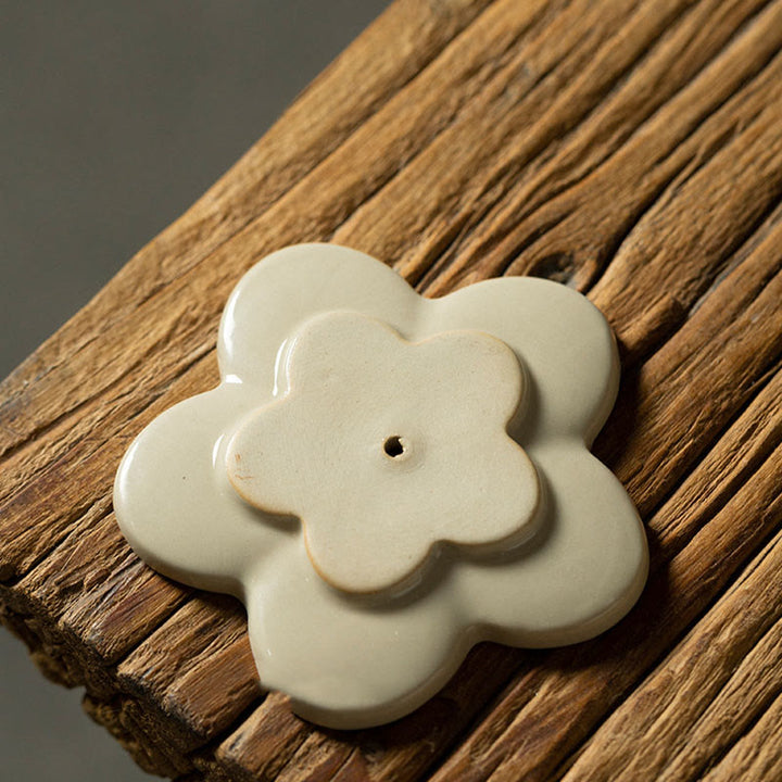 Buddha Stones蓮 桜 梅 菊 癒し 陶器 香炉 装飾 - image 6