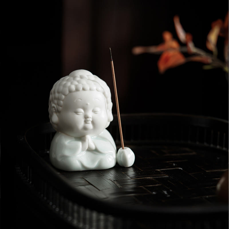 Buddha Stones仏陀 座像 立像 横たわ像 陶器製 癒し 香炉 卓上装飾