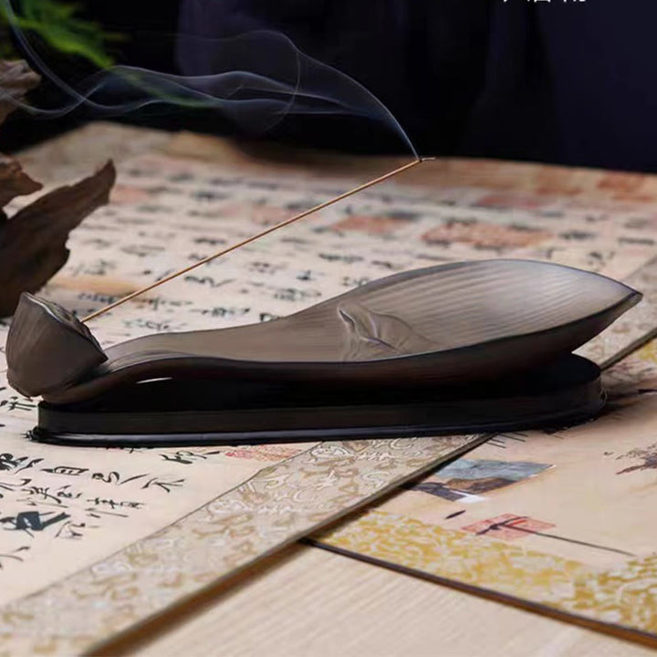 Buddha Stones蓮の実 禅 癒し ブラウン 陶器 スティック 香炉 装飾 - image 6