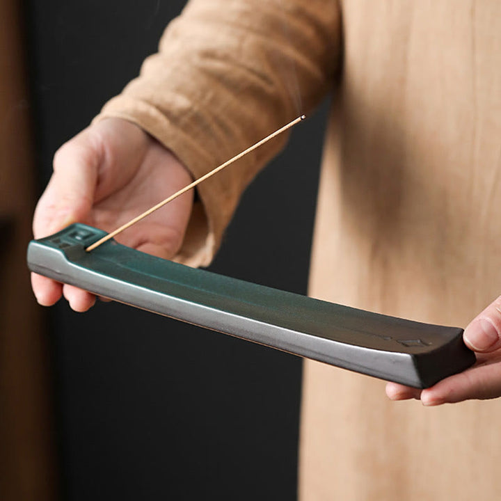 Buddha Stones月うさぎ 貔貅山 癒し 陶器 スティック 香炉 装飾 - image 16