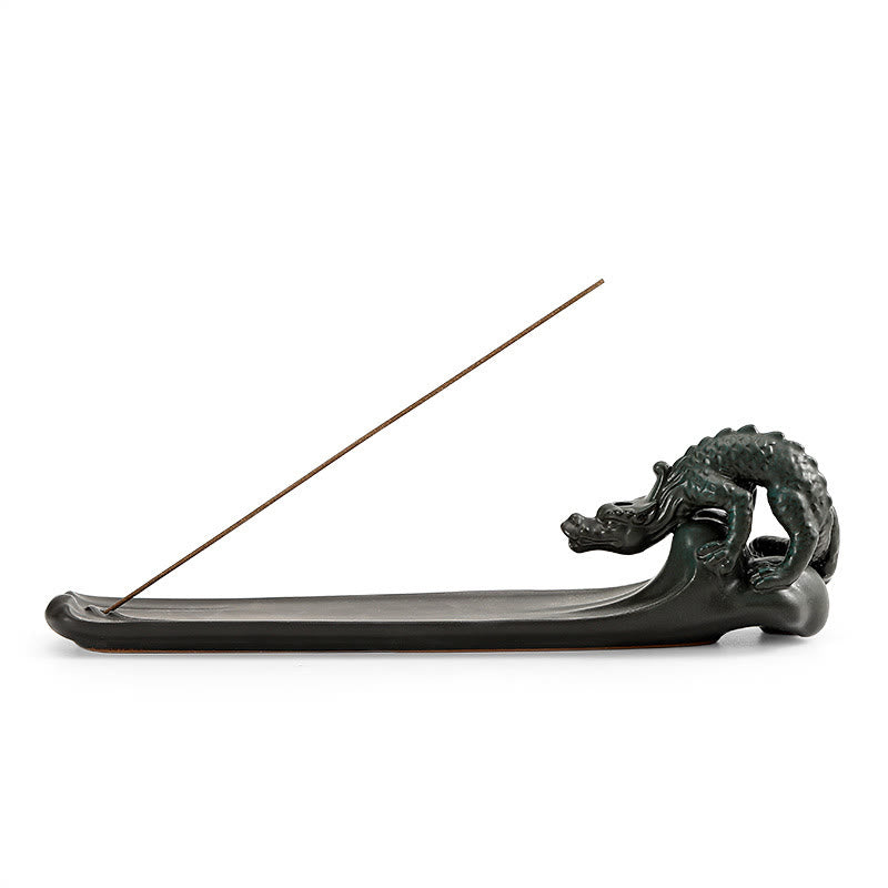 Buddha Stones月うさぎ 貔貅山 癒し 陶器 スティック 香炉 装飾 - image 13