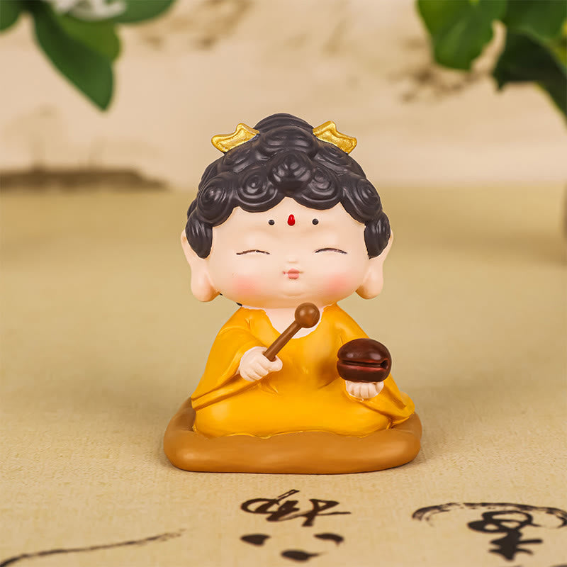 Buddha Stones瞑想 蓮 阿弥陀仏 樹脂像 慈悲 室内装飾