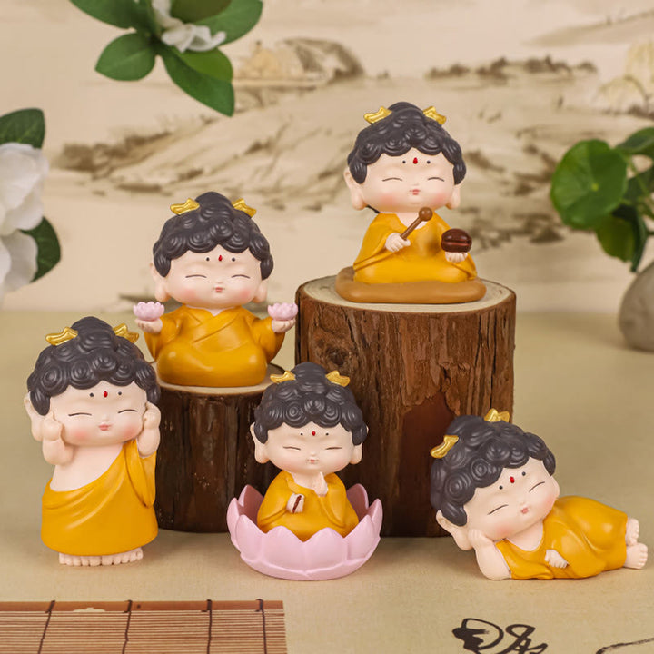 Buddha Stones瞑想 蓮 阿弥陀仏 樹脂像 慈悲 室内装飾