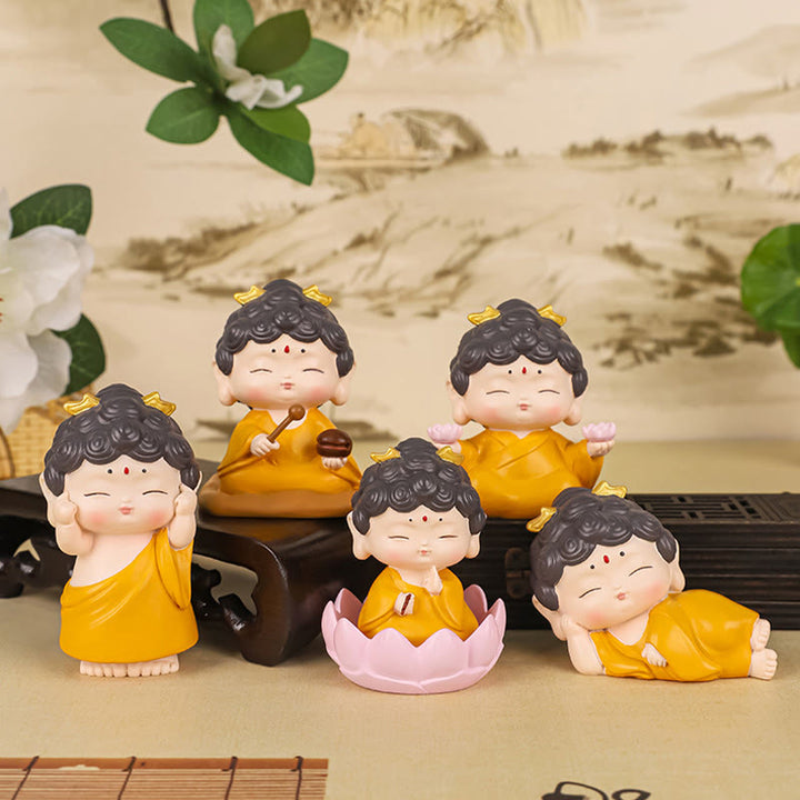 Buddha Stones瞑想 蓮 阿弥陀仏 樹脂像 慈悲 室内装飾