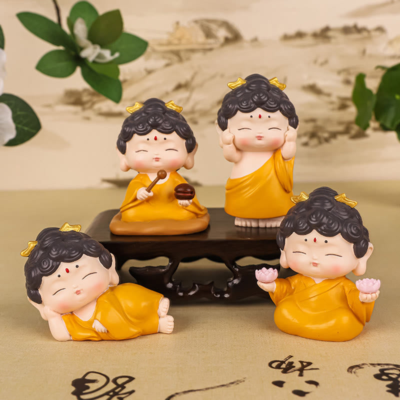 Buddha Stones瞑想 蓮 阿弥陀仏 樹脂像 慈悲 室内装飾