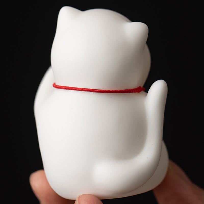 Buddha Stones猫鈴 竹マット 癒し 陶器 香炉 デスク装飾 - image 10