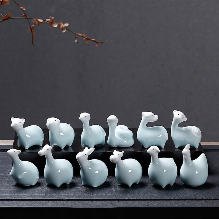 Buddha Stones十二支 陶器 ティーペット ホームデコレーション - image 18