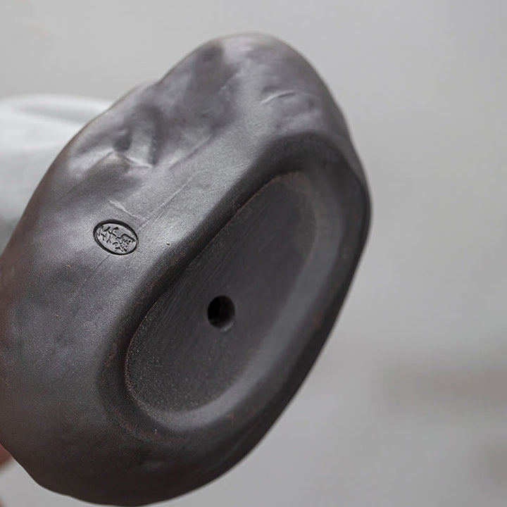 Buddha Stones小さな禅僧帽子ストレーナー 陶器製 ティーアクセサリー 置物 室内装飾 - image 21