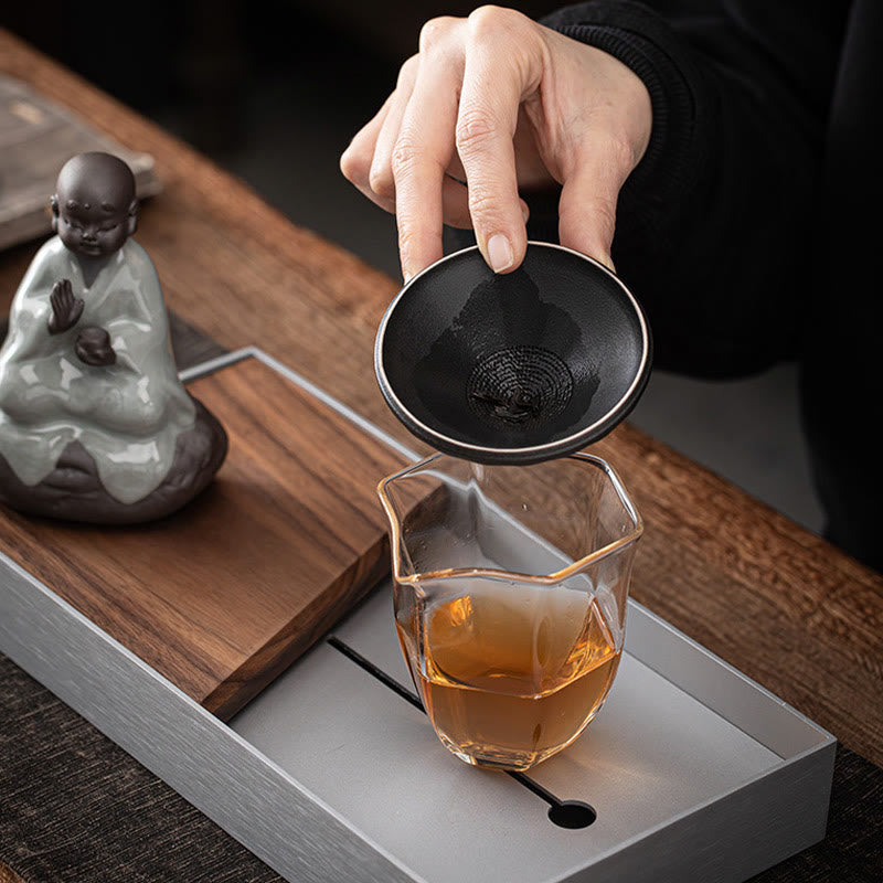Buddha Stones小さな禅僧帽子ストレーナー 陶器製 ティーアクセサリー 置物 室内装飾 - image 17