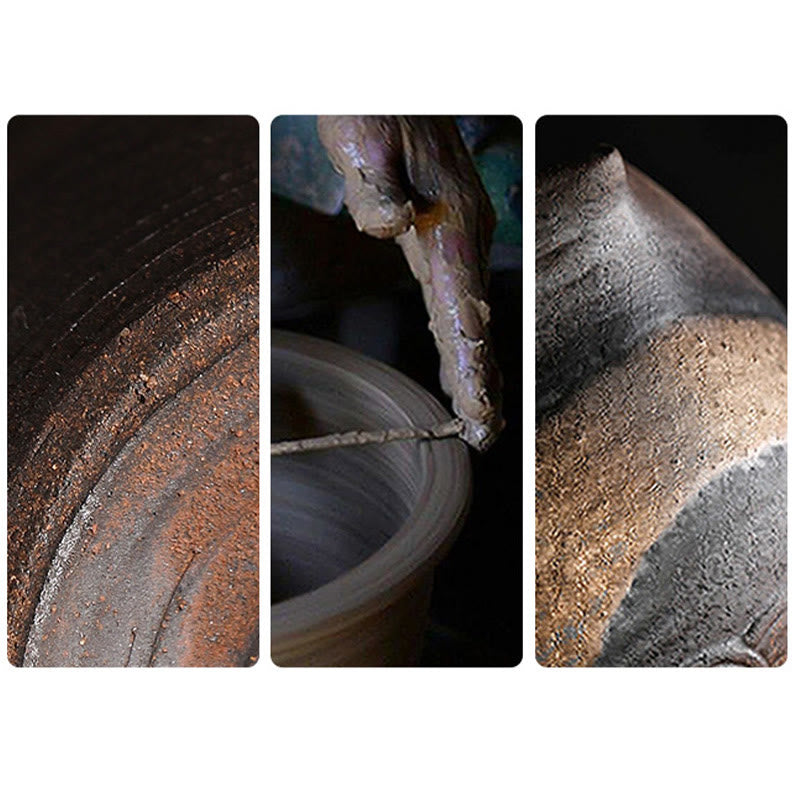 Buddha Stones小さな茶色の僧侶の帽子のストレーナー 陶器のティーアクセサリーの置物 禅の家の机の装飾 - image 16