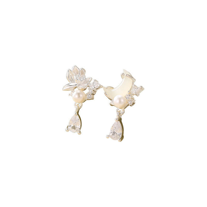 Buddha Stones和田翡翠 925 スターリングシルバー キュービックジルコニア パール アバンダンス イヤリング  - image 10