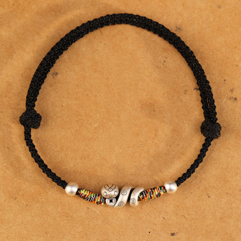 Buddha Stonesの赤紐999スターリングシルバー 蛇年アンクレット - image 14