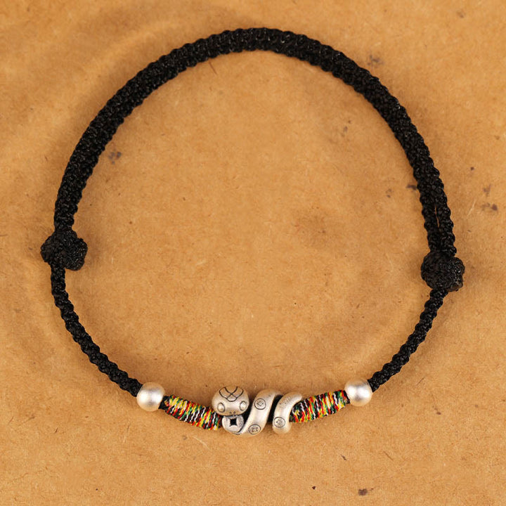 Buddha Stonesの赤紐999スターリングシルバー 蛇年アンクレット - image 14