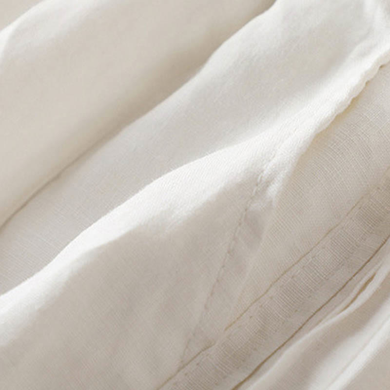 Buddha Stonesカジュアル 無地 サイドプリーツ レーヨン レディース ワイドレッグパンツ ポケット付き - image 14