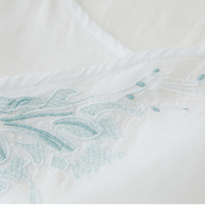 Buddha Stonesカジュアル レディース 刺繍 植物デザイン 七分袖 コットンリネンシャツ - image 11