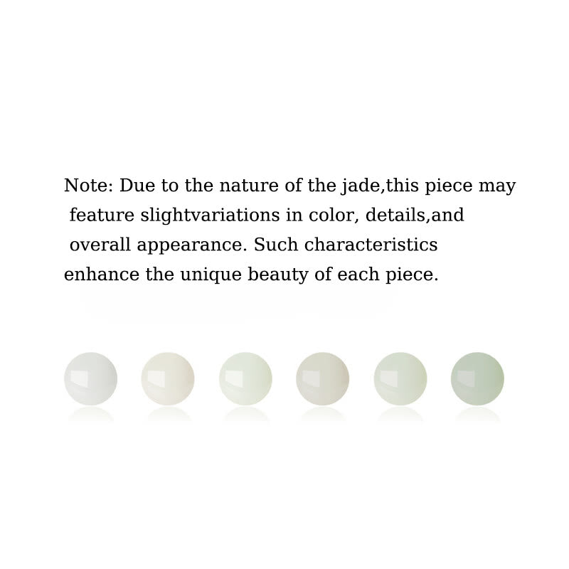 Buddha Stones 925スターリングシルバー 和田白翡翠 うさぎ 三日月 幸運のネックレスペンダント - image 14