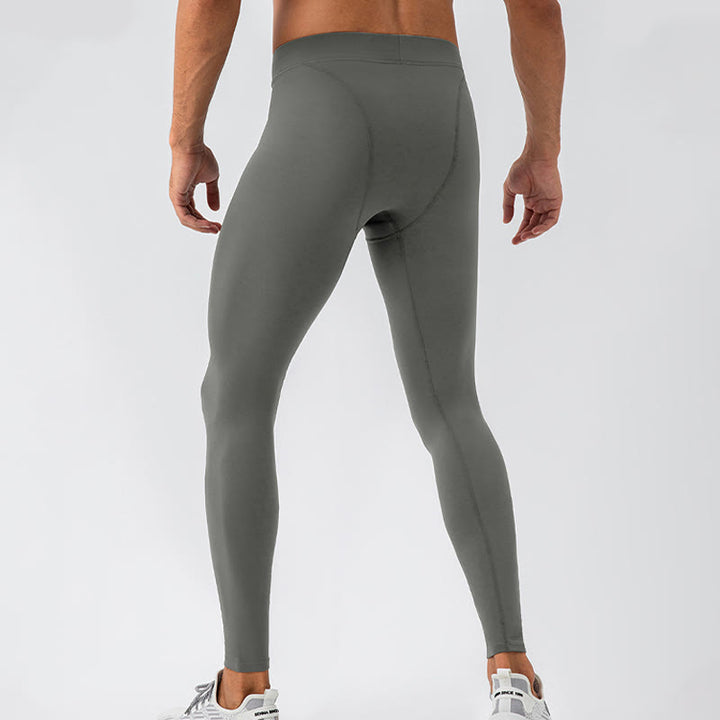 Buddha Stonesプレーン ハイウエスト 伸縮性 通気性 スポーツ メンズ レギンス パンツ - image 15