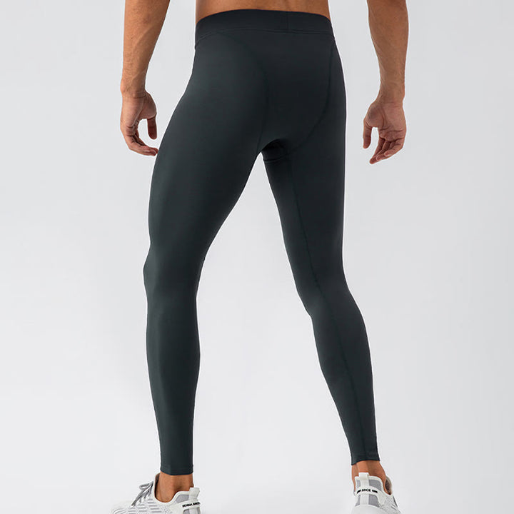 Buddha Stonesプレーン ハイウエスト 伸縮性 通気性 スポーツ メンズ レギンス パンツ - image 19