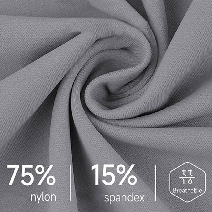 Buddha Stones無地 ハイウエスト 伸縮性 通気性 スポーツ メンズ レギンス パンツ バックジッパーポケット付き - image 5