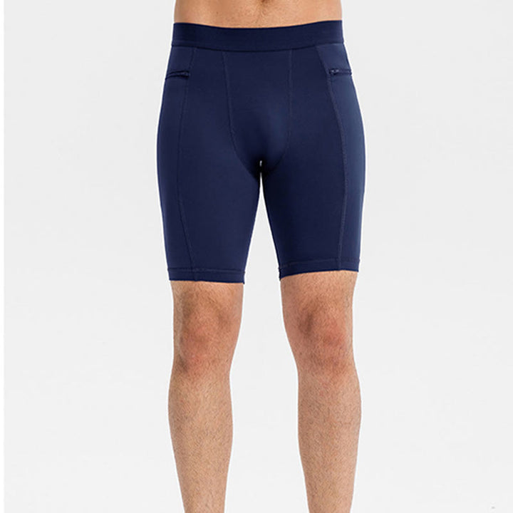 Buddha Stonesメンズ タイト ストレッチ 高伸縮性 速乾 スポーツショーツ ジッパーポケット付き - image 26