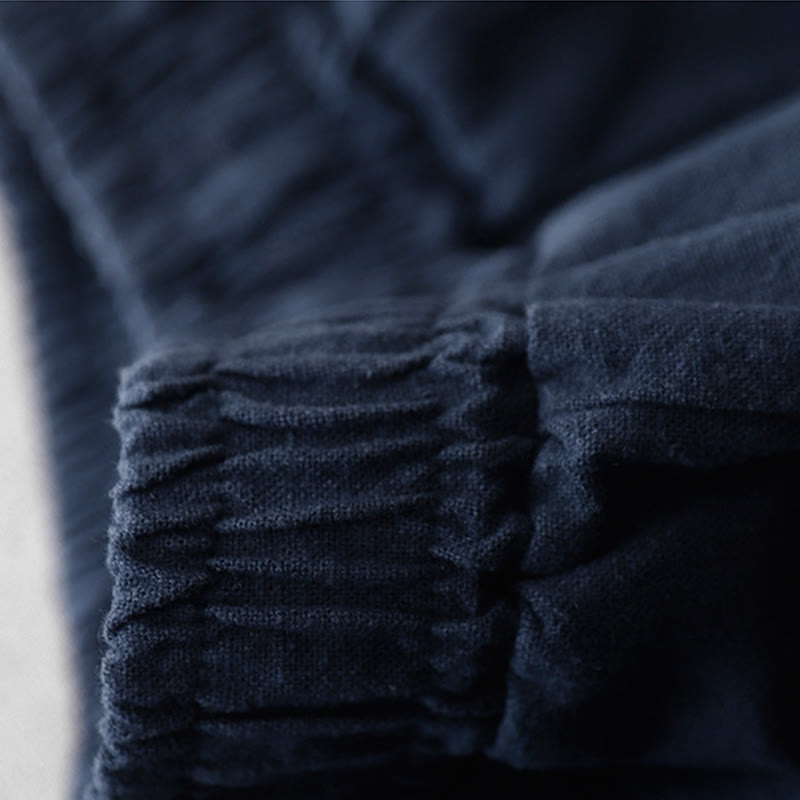 Buddha Stonesカジュアル 無地 7-8丈 レディース コットンリネン ハーレムパンツ ポケット付き - image 22