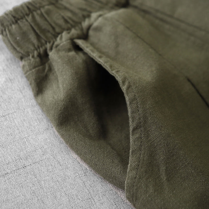 Buddha Stonesカジュアル 無地 7-8丈 レディース コットンリネン ハーレムパンツ ポケット付き - image 31