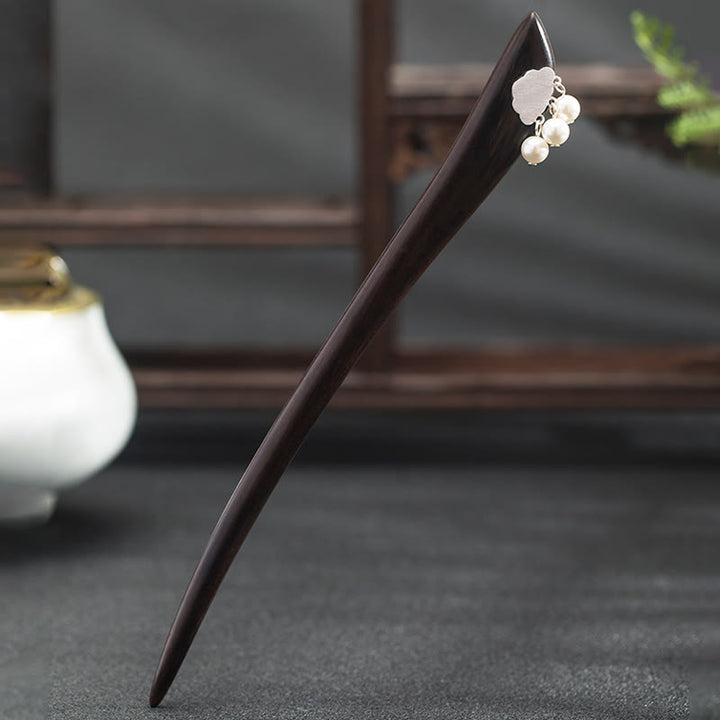 Buddha Stones925スターリングシルバー エボニークラウドパワーヘアピン - image 8