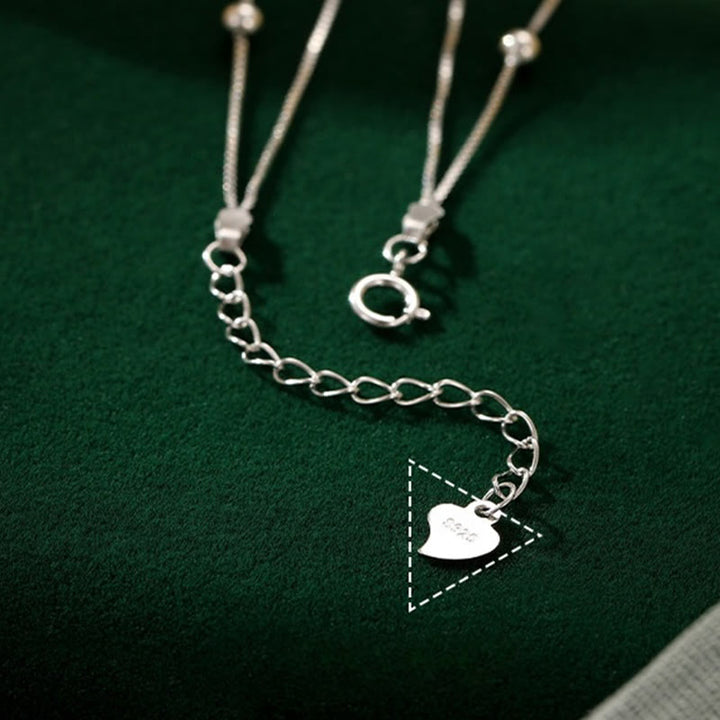 Buddha Stones925スターリングシルバー イチョウ葉 二重保護アンクレット - image 7