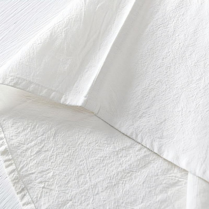 Buddha Stonesカエルボタン マンダリンカラー 刺繍 コットンリネン 半袖 メンズシャツ - image 18