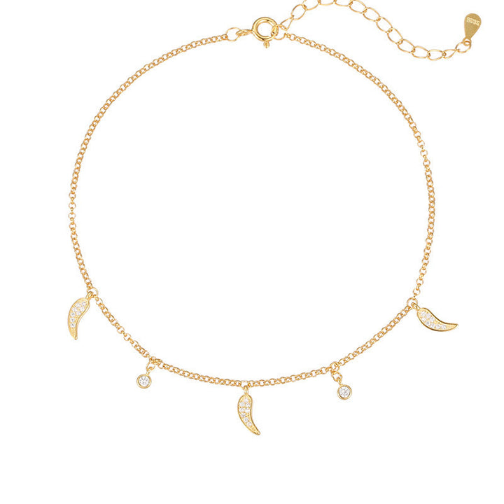 Buddha Stones925スターリングシルバー ジルコン リトルペッパーチャーム プロテクションアンクレット - image 9