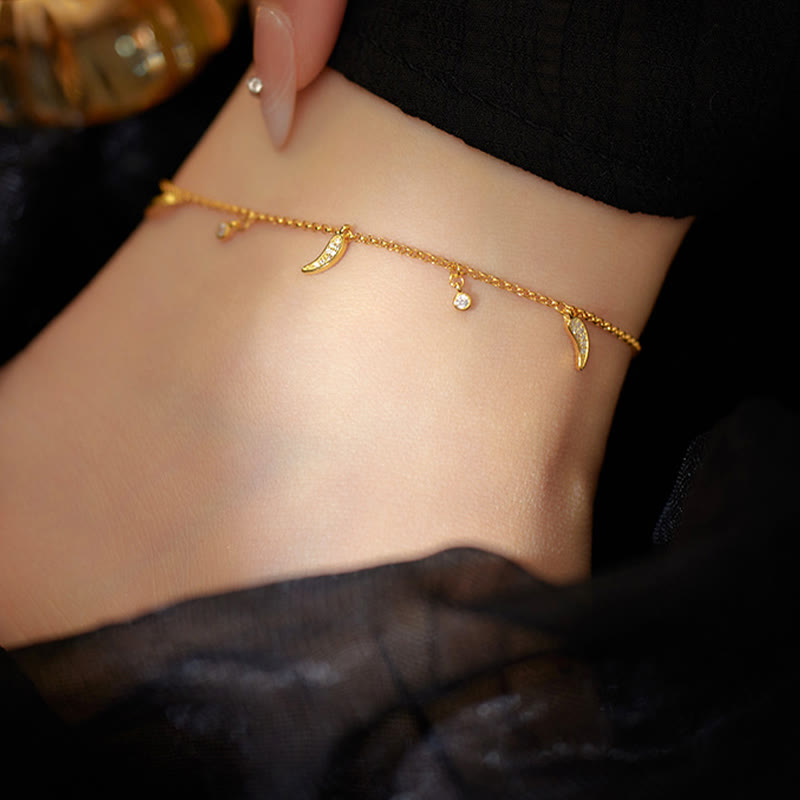 Buddha Stones925スターリングシルバー ジルコン リトルペッパーチャーム プロテクションアンクレット - image 4