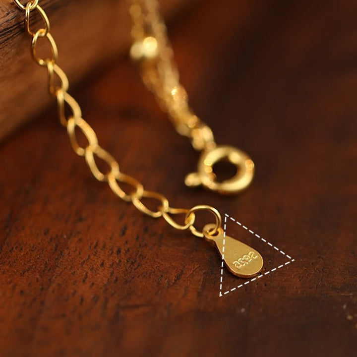 Buddha Stones925スターリングシルバー ジルコン リトルペッパーチャーム プロテクションアンクレット - image 7