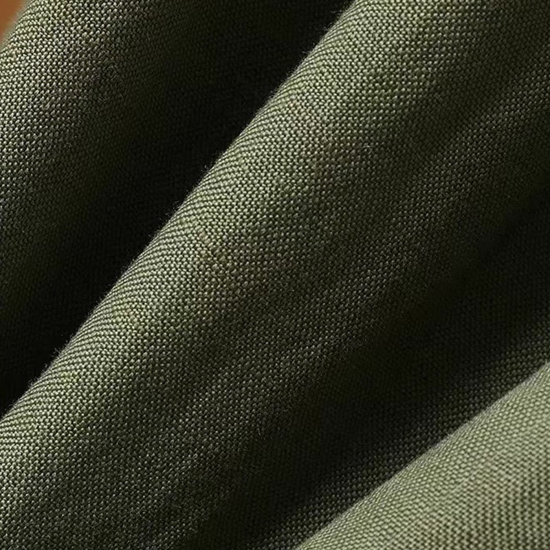 Buddha Stones夏 カジュアル 純色 7-8丈 コットンリネン レディース ワイドレッグパンツ - image 5