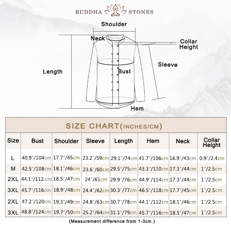 Buddha Stones無地唐装 伝統的フリース裏地ユニフォーム 長袖トップスパンツ メンズセット - image 5