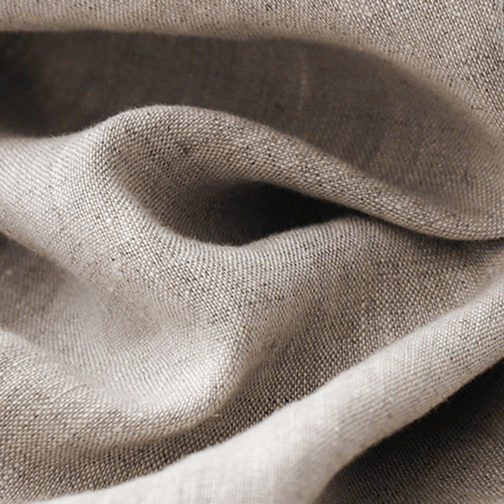 Buddha Stones夏 無地 アンクル丈 ドローストリング コットンリネン レディース ワイドレッグパンツ ポケット ジッパー付き - image 16